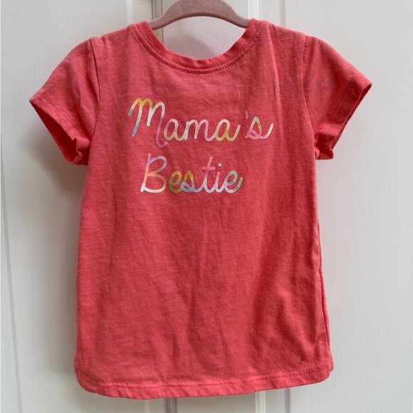 okie dokie Other - Okie Dokie 3T Girls Pink/Orange Coral Mama’s Bestie Short Sleeve Te Shirt Blouse